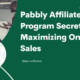 Pabbly Affiliate Program Secrets: Maximizing Online Sales